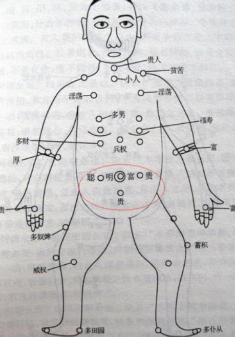 胸痣的位置|痣說人生：胸上痣的位置與命運圖